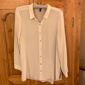 Elegant 100% silk blouse from Eileen Fisher